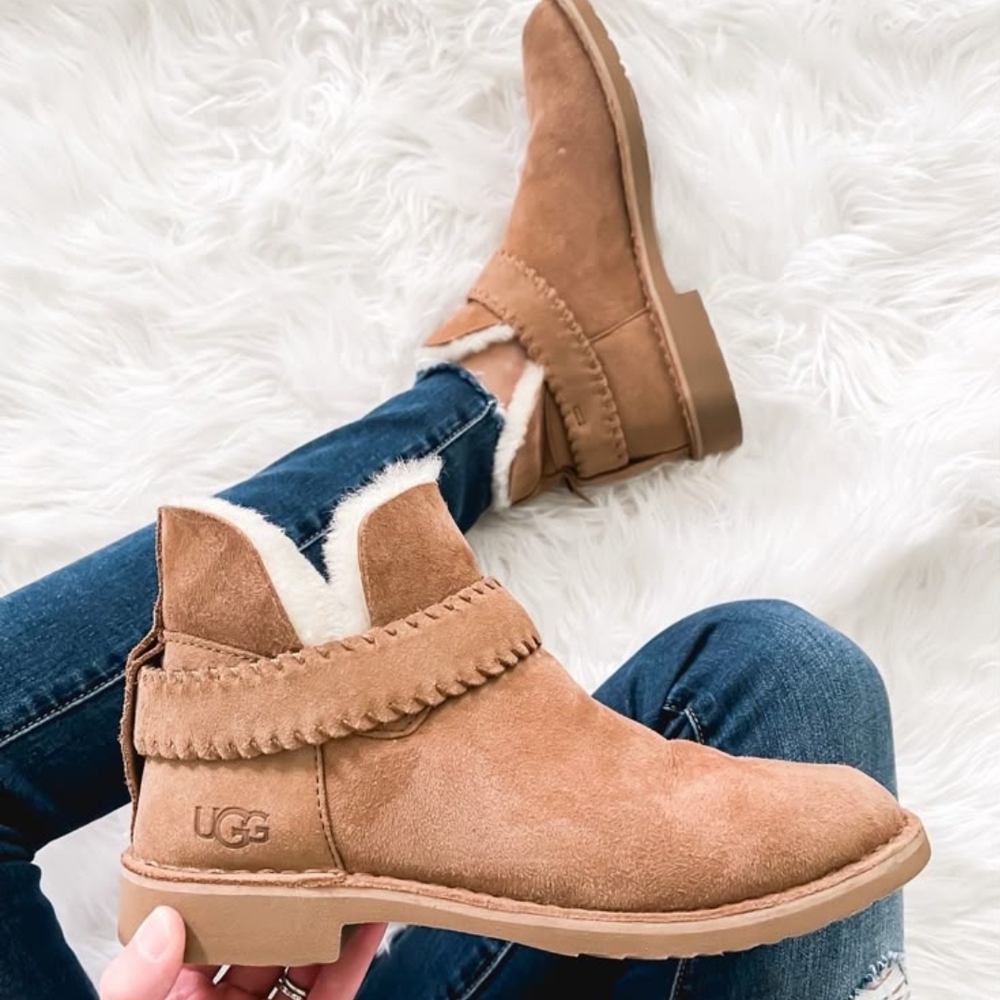 UGG Women's Tan Ankle Boots
